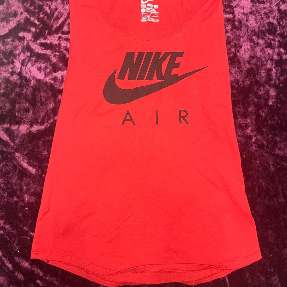 Nike Air Red long sleeve Top
